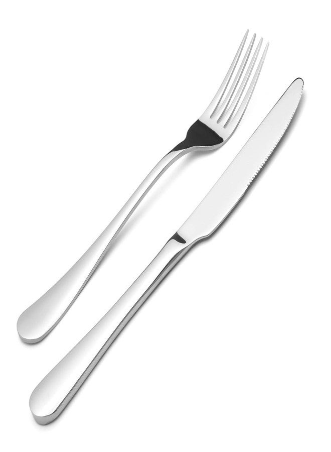 sharecook Silverware Set,SHARECOOK 20-Piece Stainless Steel Flatware Set,Kitchen Utensil Set Service for 4,Tableware Cutlery Set for Home and Restaurant, Dishwasher Safe - Image 3